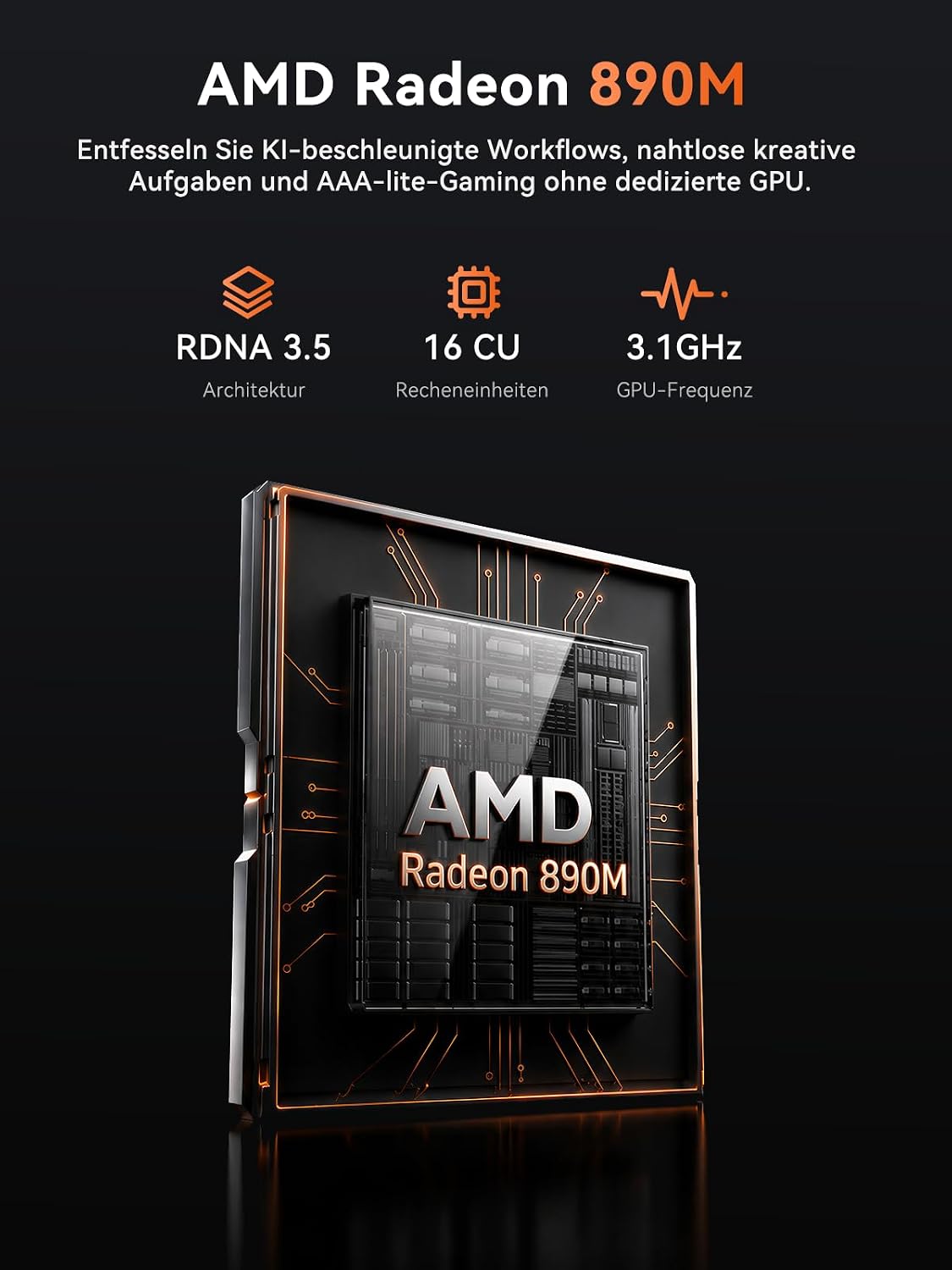 CTONE AI Mini PC AMD Ryzen AI 9 HX 470 | 64GB DDR5 1TB NVMe SSD