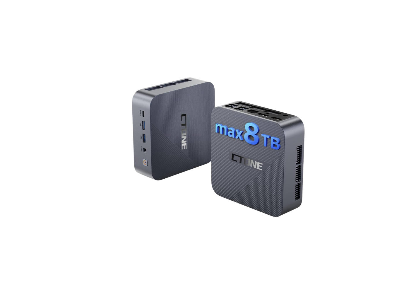 CTONE Mini PC Büro i5-12450H, 24GB RAM, 1TB SSD